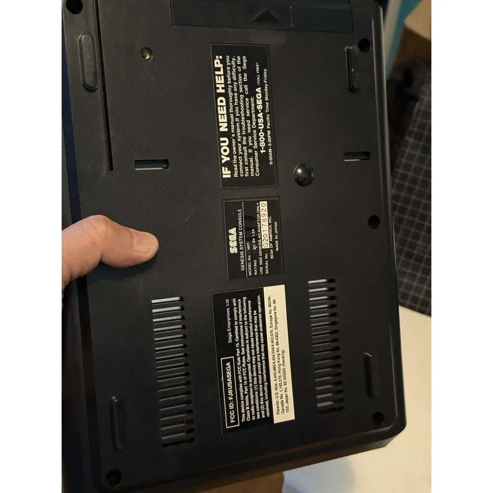 SEGA Genesis Console Not Working System With Controller And Video Cable ,Manual